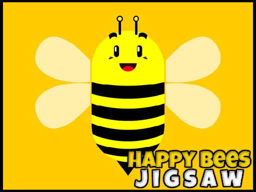 Happy Bees Jigsaw game cover