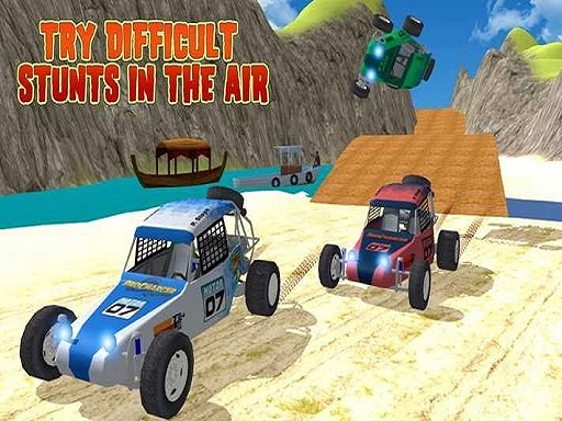 Offroad Kart Beach Stunt : Buggy Car Drive Game cover